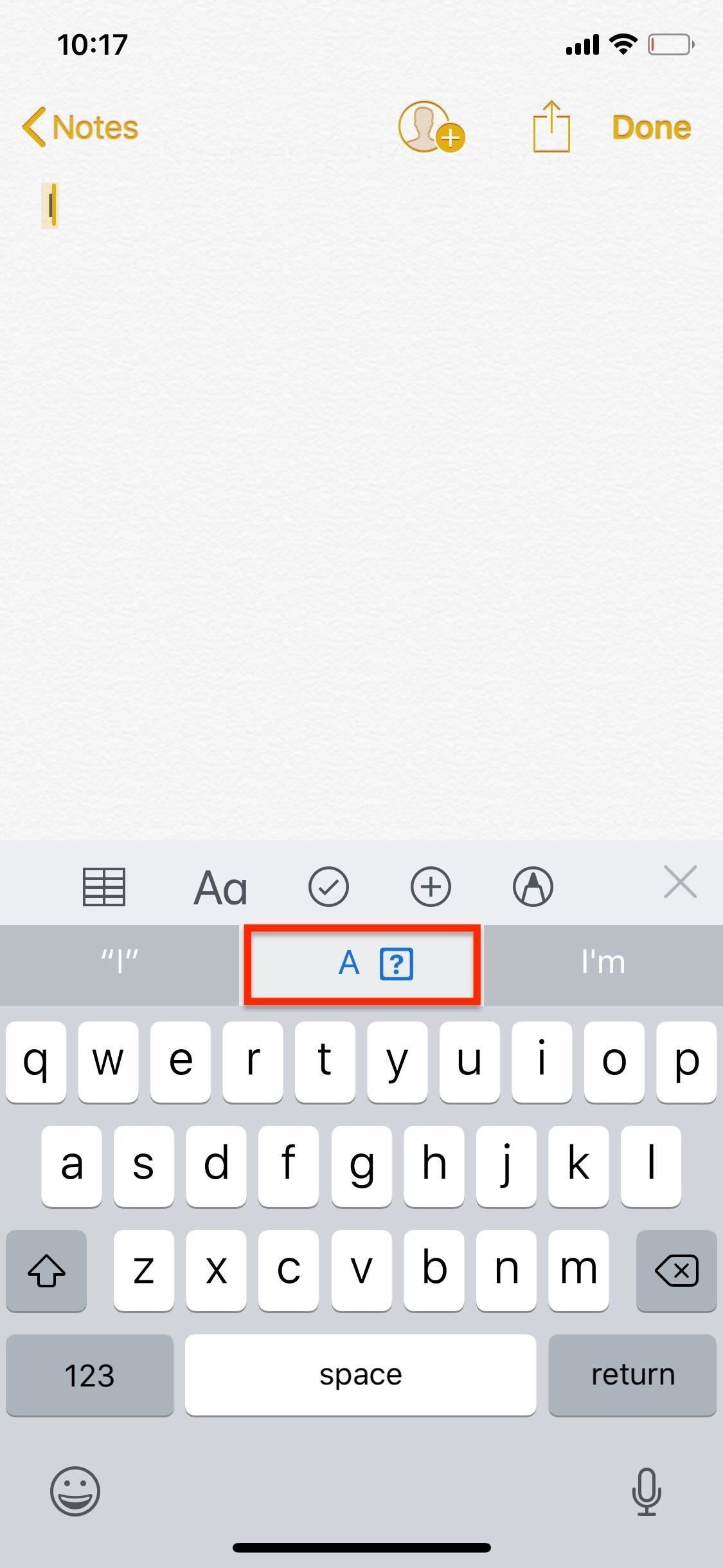 Как исправить'A [?]' Autocorrect Bug in iOS 11 When Typing 'i' Out on Your iPhone